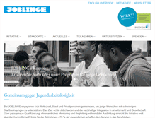 Tablet Screenshot of joblinge.de